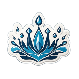 waterdrops SVG PNG design with clean design elements