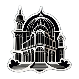 building black and white SVG PNG design