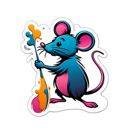 mouse paint SVG PNG design