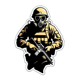 military SVG PNG design with clean design elements
