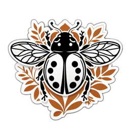 bee nature SVG PNG design with clean design elements