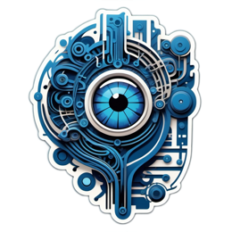 cybernetic eye SVG PNG design