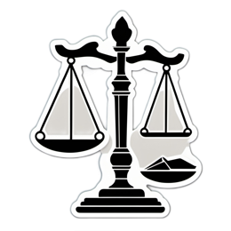 law scale balance SVG PNG design with clean design elements