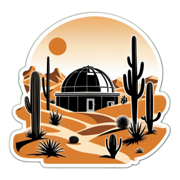 desert cactus SVG PNG design with clean design elements