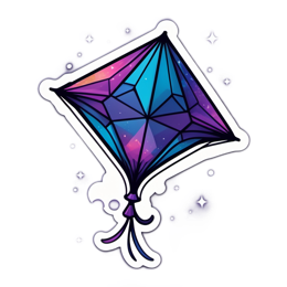 sticker kite SVG PNG design