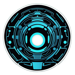 futuristic graphics SVG PNG design with clean design elements