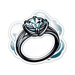 ring diamond SVG PNG design