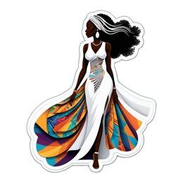 beautiful dancer SVG PNG design with clean design elements