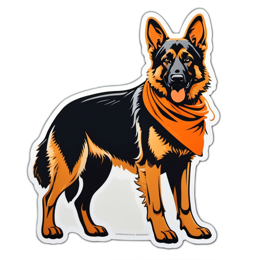 dog german shepherd SVG PNG design