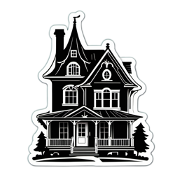 halloween house SVG PNG design