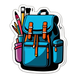 supply backpack SVG PNG design