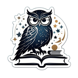 owl stars SVG PNG design with clean design elements