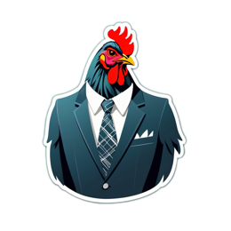 chicken suit SVG PNG design