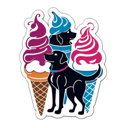 icecream dog SVG PNG design