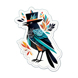 stylized bird illustration SVG PNG design