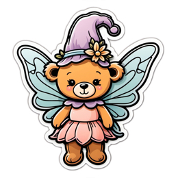 bear fairy SVG PNG design