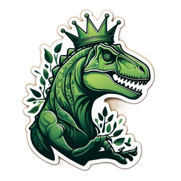 dinosaur king SVG PNG design with clean design elements