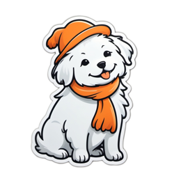 winter dog SVG PNG design