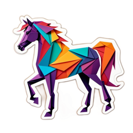 unicorn polyhedron SVG PNG design with clean design elements