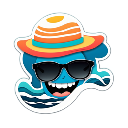 summer fun sunglasses SVG PNG design
