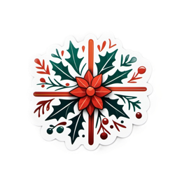 christmas decoration SVG PNG design with clean design elements