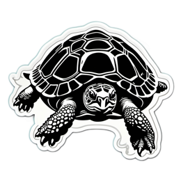 turtle sticker SVG PNG design with clean design elements