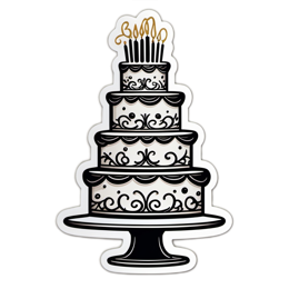 cake birthday SVG PNG design