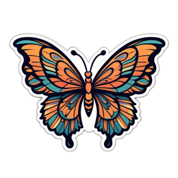 butterfly SVG PNG design with clean design elements