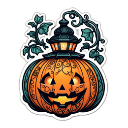 pumpkin lantern SVG PNG design