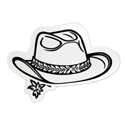 hattoffarm sticker SVG PNG design with clean design elements