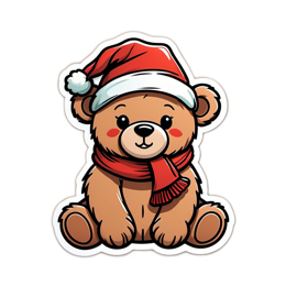 holiday bear SVG PNG design