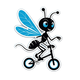 fantasy bicycling SVG PNG design with clean design elements