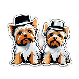 fashion dogs hats SVG PNG design with clean design elements