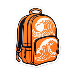backpack waves SVG PNG design